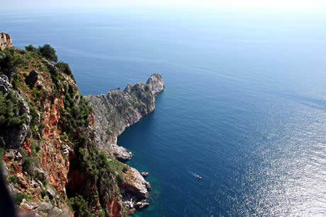 Alanya burg und klippen foto