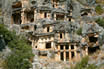 Lycian Tombs In Myra Antalya Province