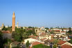 Minaret Of Mehmet Pasha Mosque And Antalya Old Town