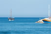 Sailing Boats On The Mediterranean Sea In Antalya