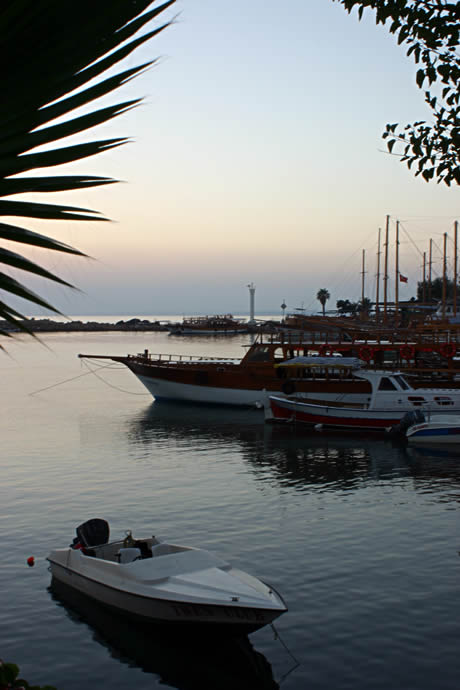Tramonto side antalya foto