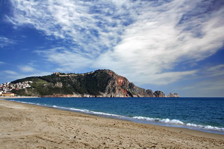 Castel langa plaja din alanya foto